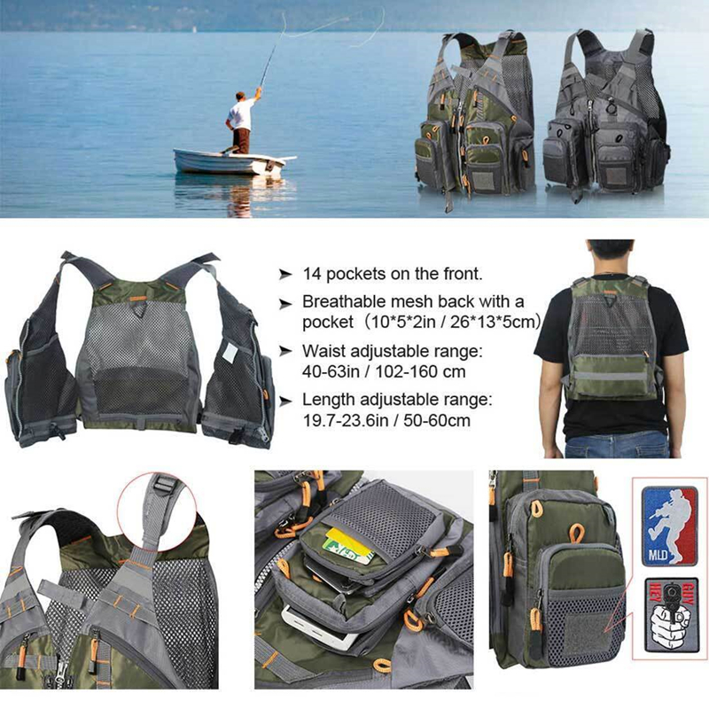 Outdoor Fishing Vest Sailing L - Fishing Vest Jacket recensione e prezzo