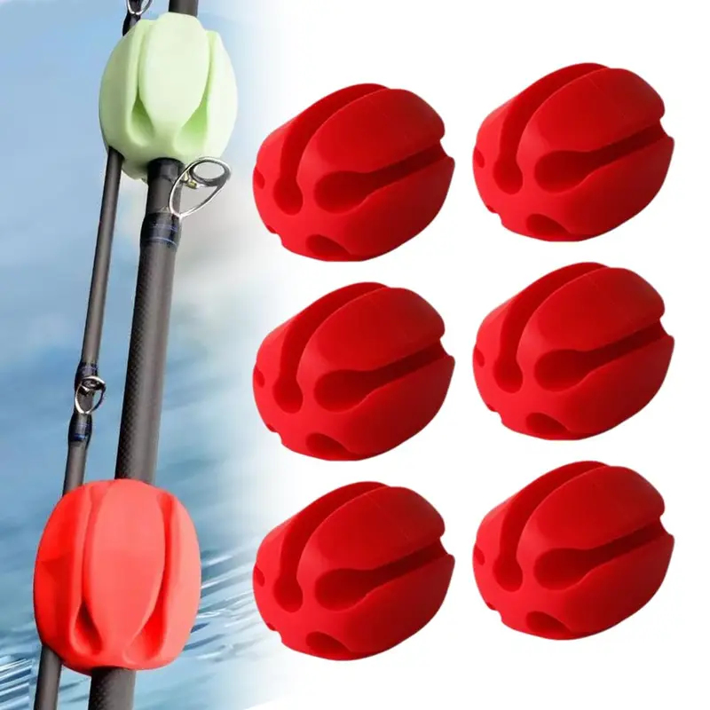 6-24Pcs Rod Protection Cover R - Fishing Equipment Holder recensione e prezzo