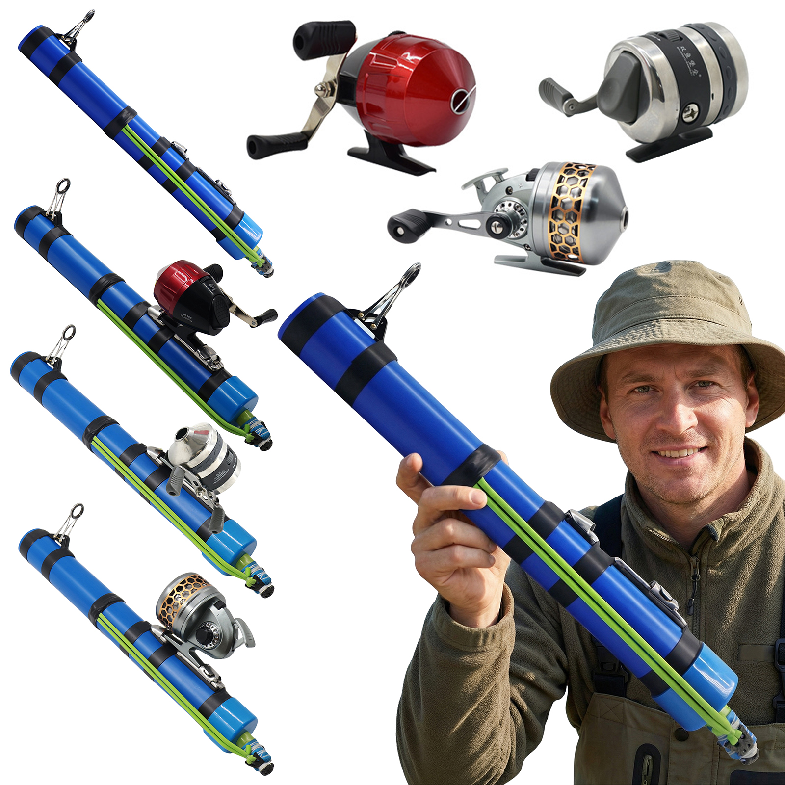 Lure  Fishings Tool with Reel  - Fishing Equipment Holder recensione e prezzo