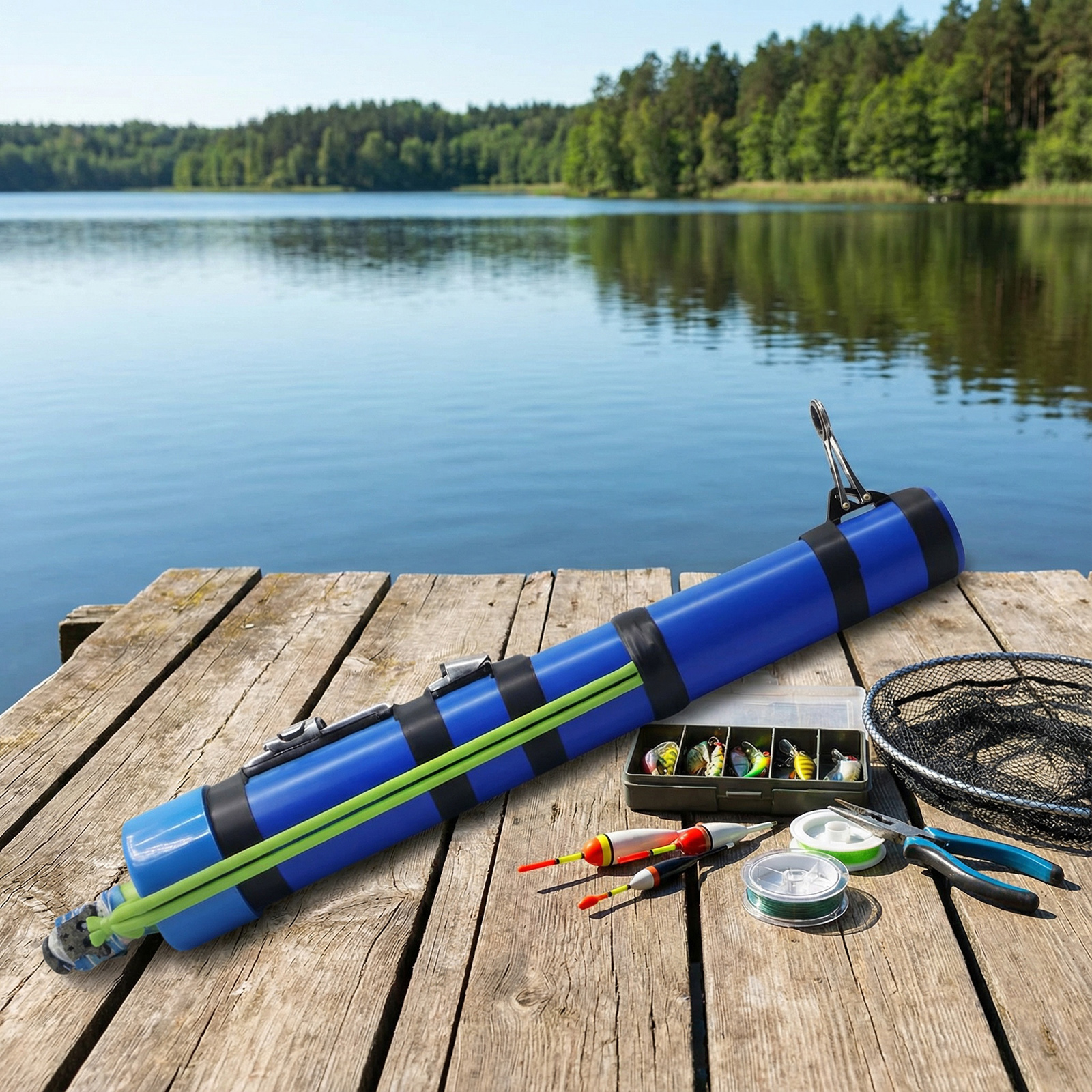 Lure  Fishings Tool with Reel  - Fishing Equipment Holder recensione e prezzo