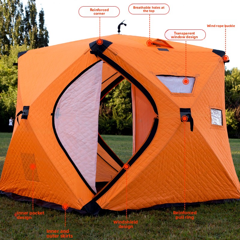 Ice Fishing Tent Thickened War - Fishing Equipment You Need recensione e prezzo
