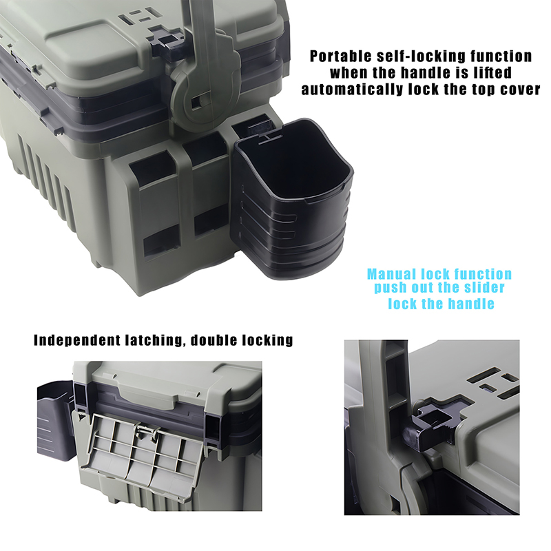 JSFUN Fishing Box Barrel Holde - Fishing Equipment Holder recensione e prezzo