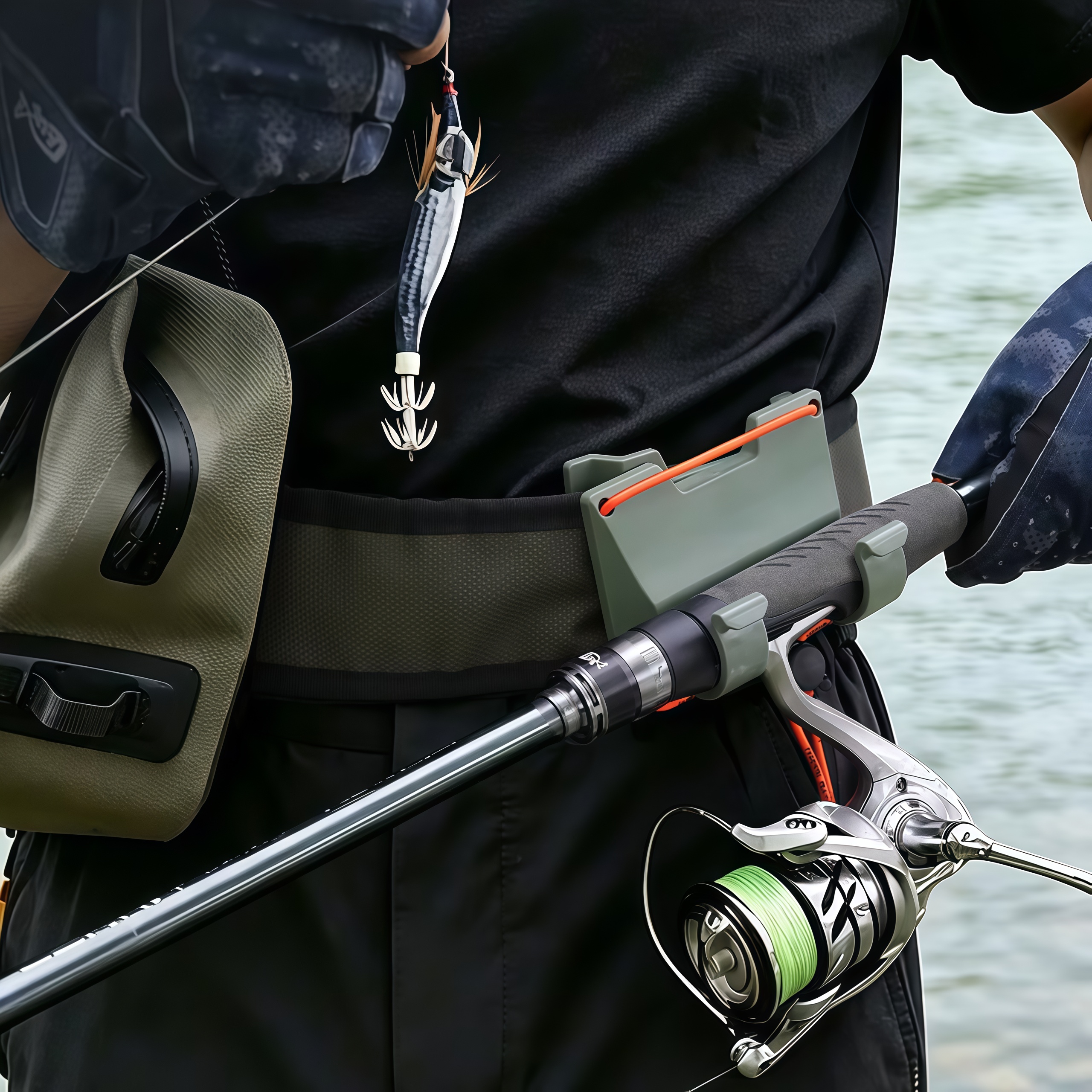 DEUKIO Outdoor Belt Clip Rod H - Fishing Equipment Holder recensione e prezzo