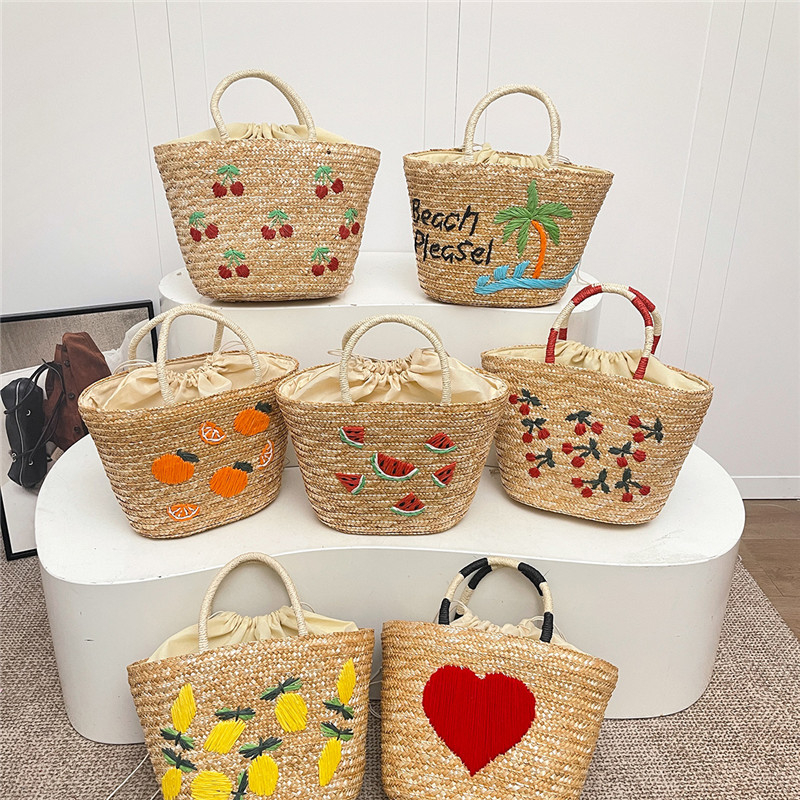New Straw Fruit Embroidery Str - Fishing Equipment Market recensione e prezzo