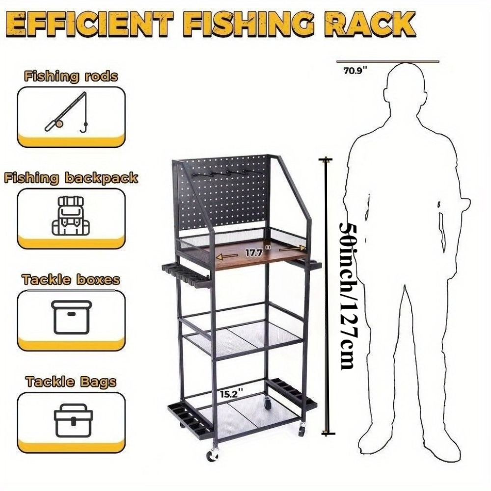 Fishing Rod Holders for Garage - Fishing Equipment Holder recensione e prezzo