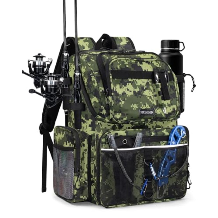 Fishing Backpack with Rod Hold - Fishing Equipment Holder recensione e prezzo